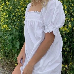 Urban Outfitters Puff Sleeve Babydoll Dress